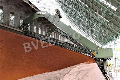 Полупортальный скребковый регенератор